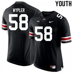 NCAA Ohio State Buckeyes Youth #58 Luke Wypler Black Nike Football College Jersey XUD6045NC